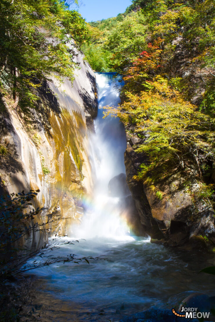Discover the beauty of Shosenkyo Valley in Japan during autumn.