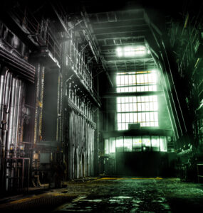 Eerie industrial decay at abandoned ECVB Powerplant in Belgium.