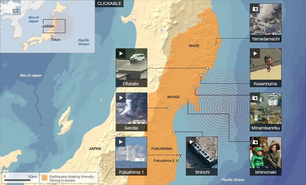 BBC News Tsunami Map