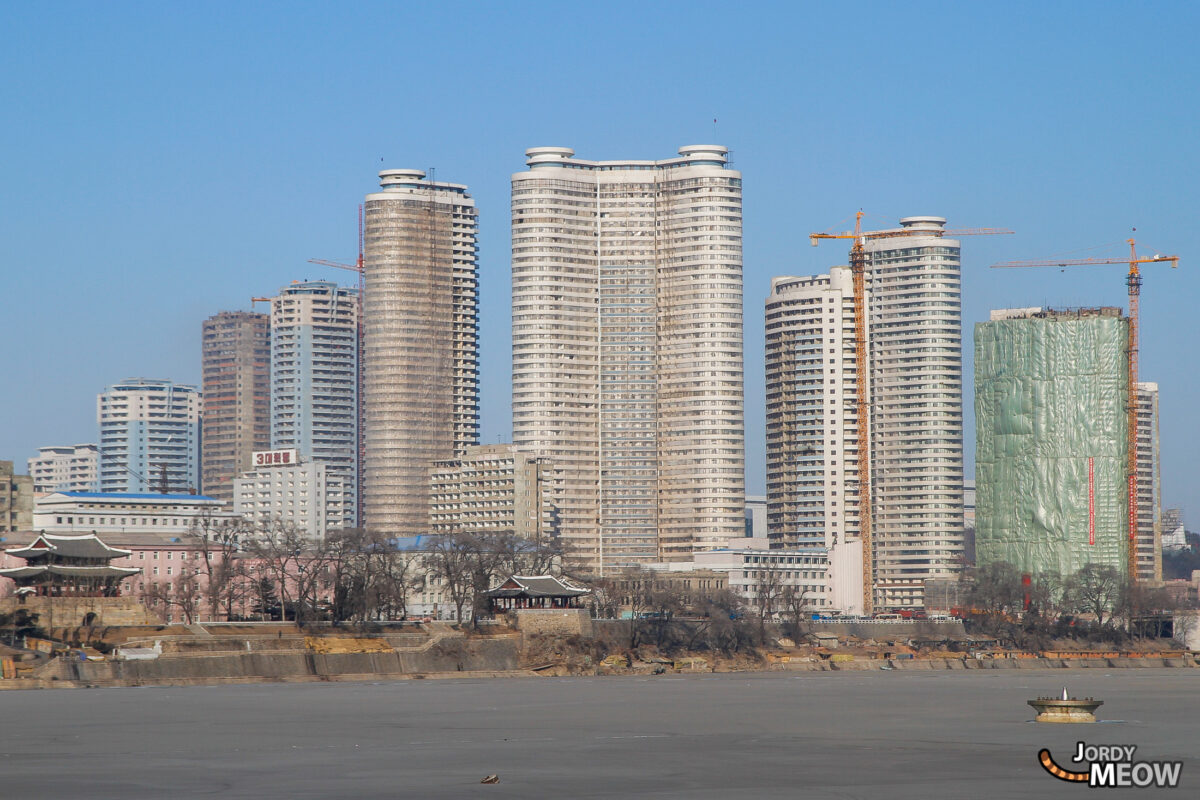 Massive Buildings in Pyongyang