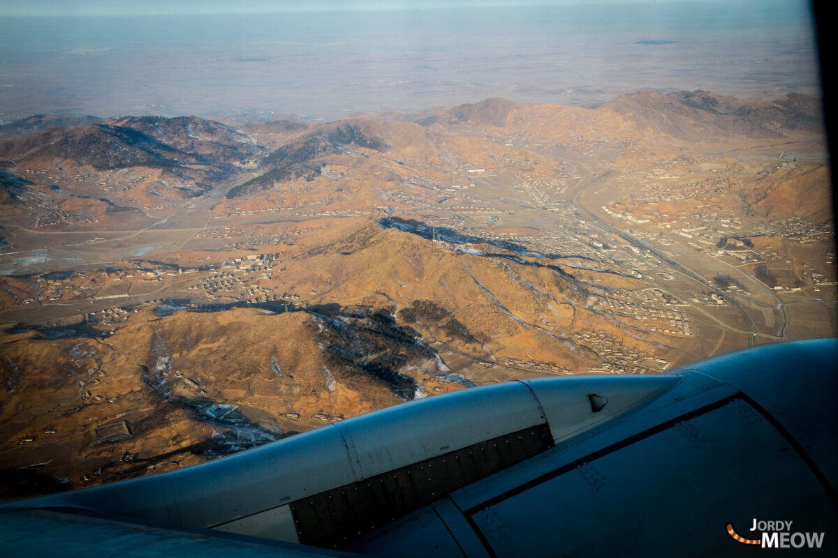 Pyongyang from the plane