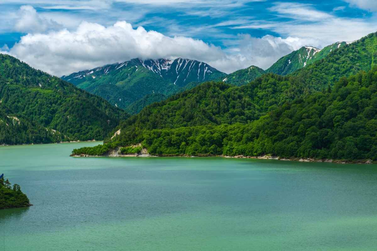 Beautiful Lake of Kurobe