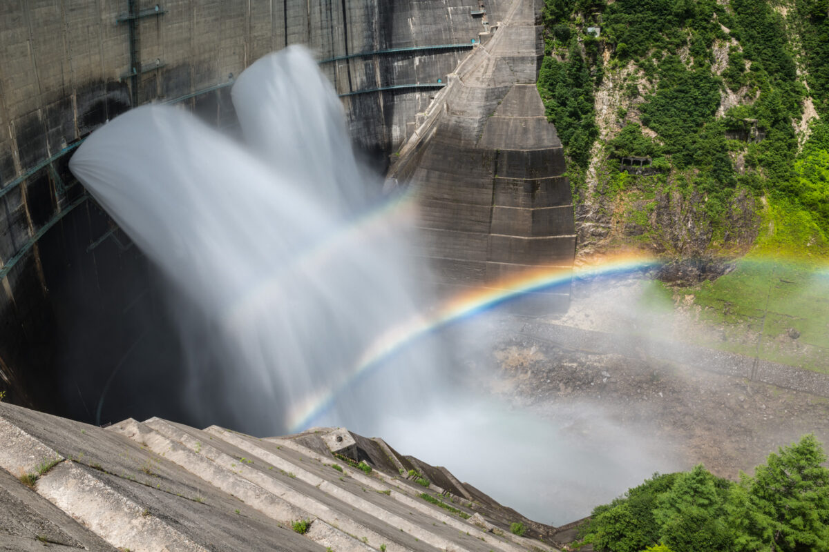Everlasting Rainbow of the Kurobe Dam