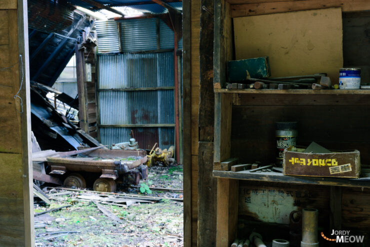 Exploring the abandoned Nichitsu Mine in Saitama, Japan reveals a rugged industrial aesthetic.