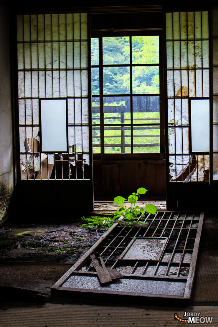 Desolate beauty of Nichitsu Ghost Town: abandoned village in Saitama, Japan.