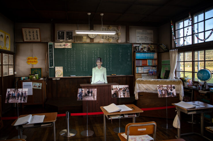 Traditional Classroom on Picturesque Rebun Island, Japan