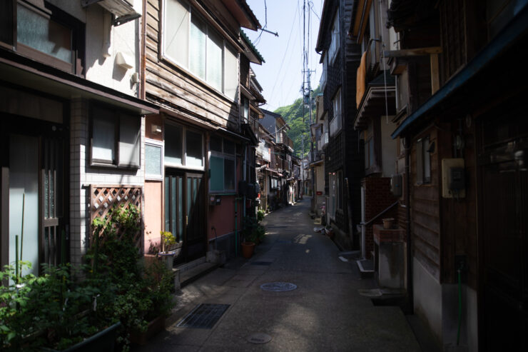 Charming Historic Japanese Village Alleyway