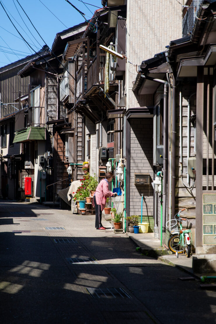 Quaint Japanese Mountain Village, Traditional Architecture
