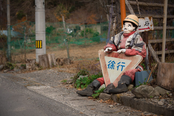 Enigmatic Doll Village in Nagoro, Japan: Intriguing and Eerie Rural Scene.
