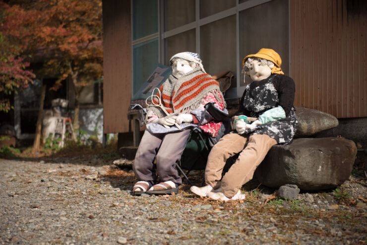 Handcrafted dolls in Nagoro, rural Japanese village