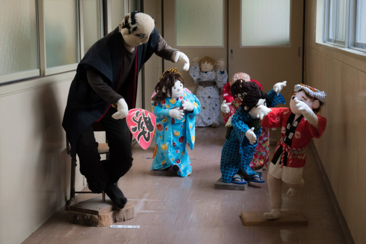 Nagoros whimsical doll village crafted by Ayano Tsukimi.