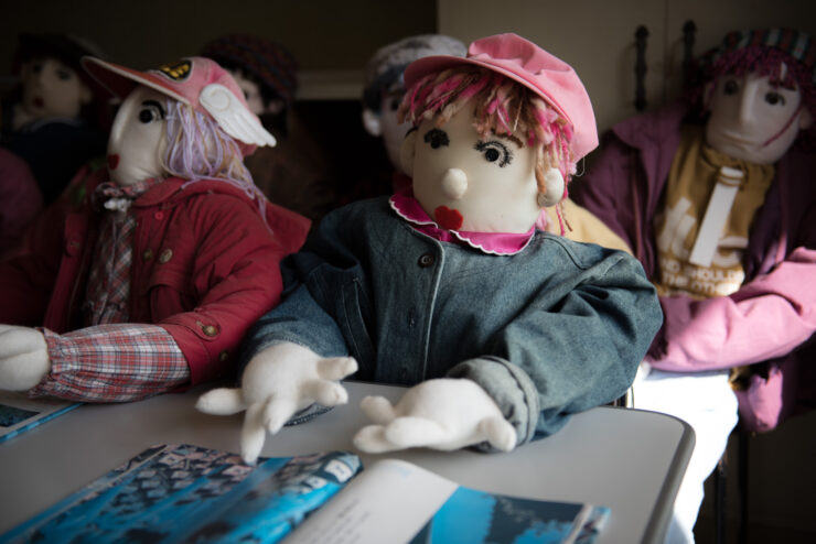 Haunting Nagoro village, fading rural Japan preserved through life-sized dolls.