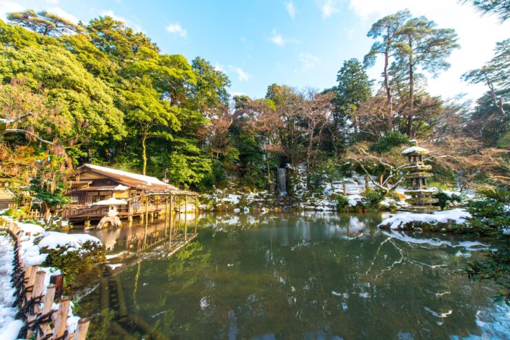 Tranquil Japanese Garden Oasis Kanazawa