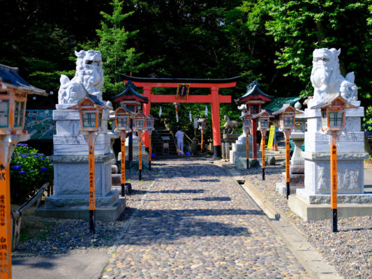 Tranquil Japanese Inari Shrine Garden Sanctuary